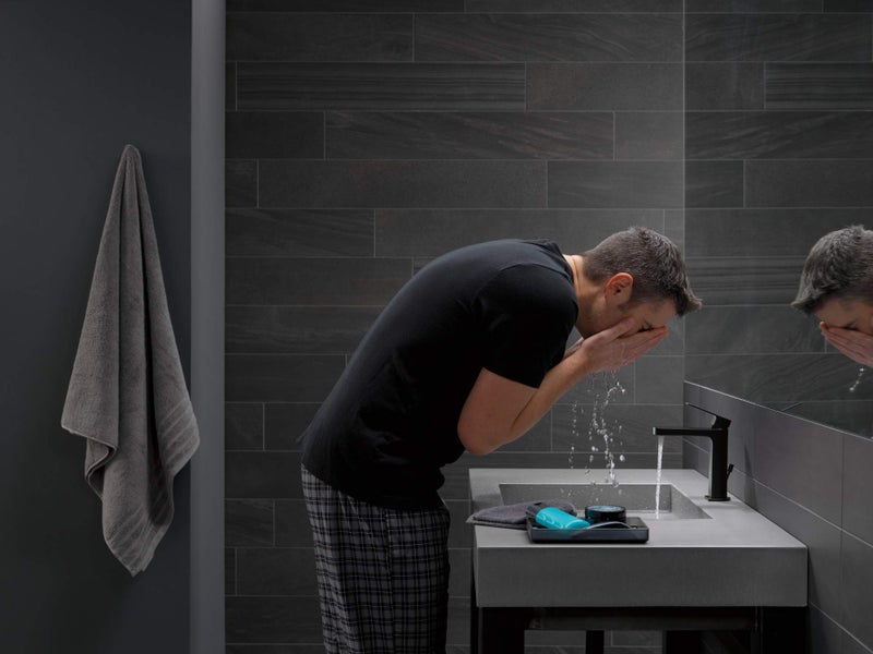 Peerless Faucet P1519LF-BL-HA Handle High-Arc Lavatory Faucet Single Hole, Matte Black - Image 2